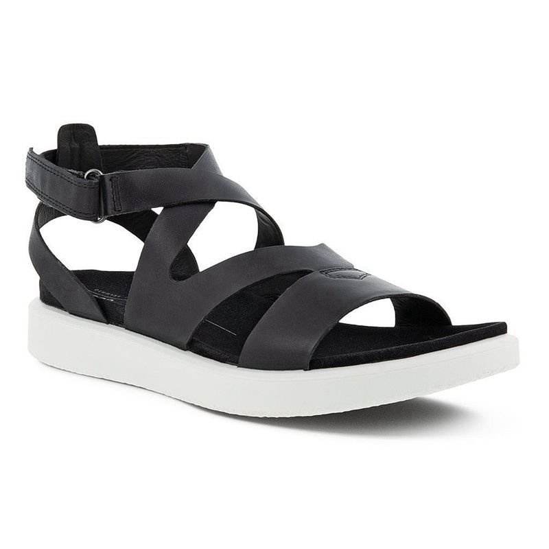 Sandalias Ecco Flowt Para Mujer,Negras,426078-MVF